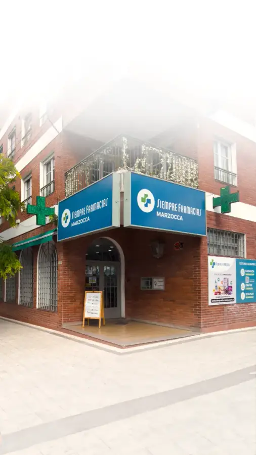 Frente de la farmacia MARZOCCA